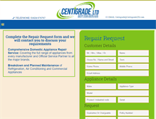 Tablet Screenshot of centigradeltd.com